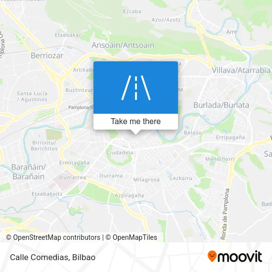 Calle Comedias map