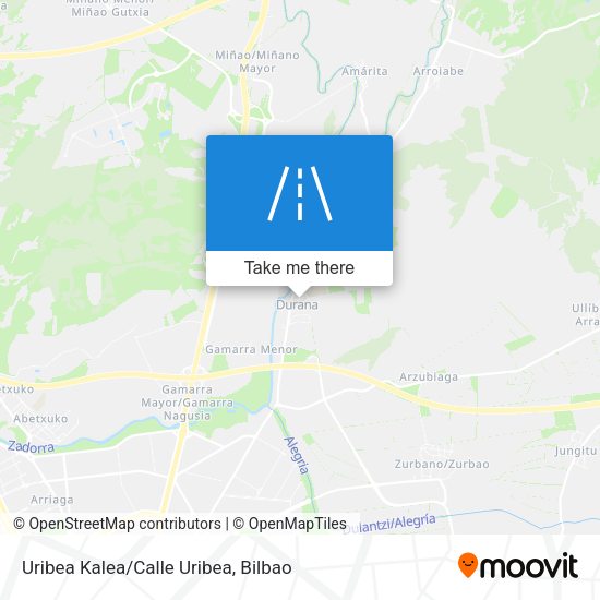 Uribea Kalea/Calle Uribea map