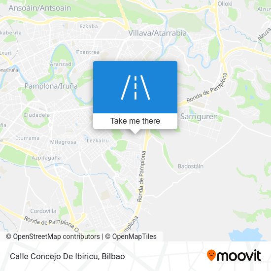 Calle Concejo De Ibiricu map