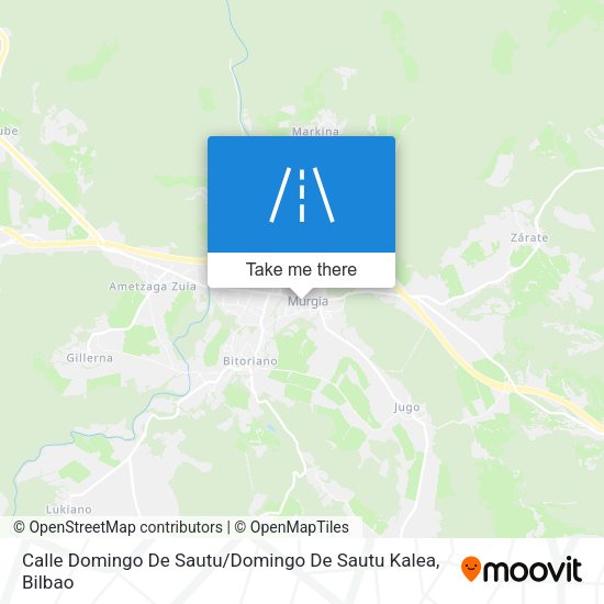 Calle Domingo De Sautu / Domingo De Sautu Kalea map