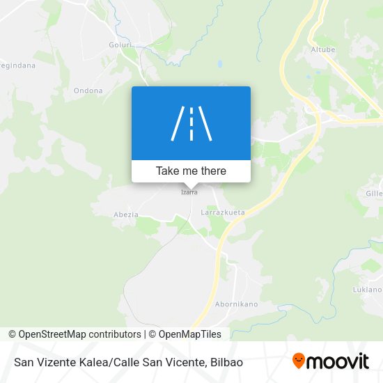San Vizente Kalea / Calle San Vicente map