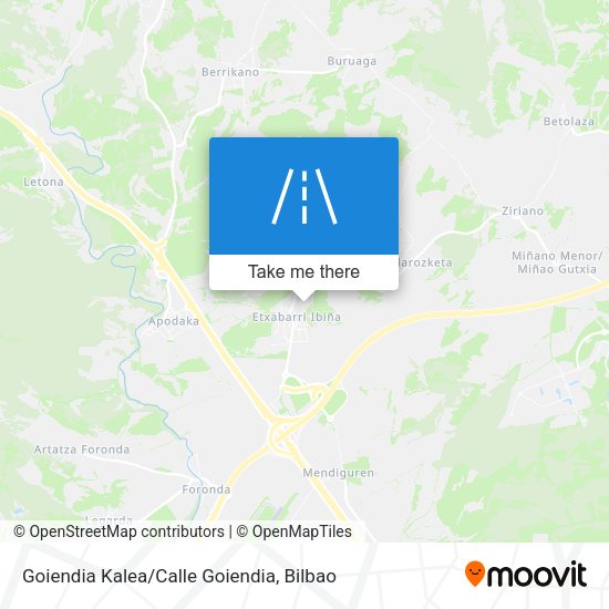 Goiendia Kalea/Calle Goiendia map