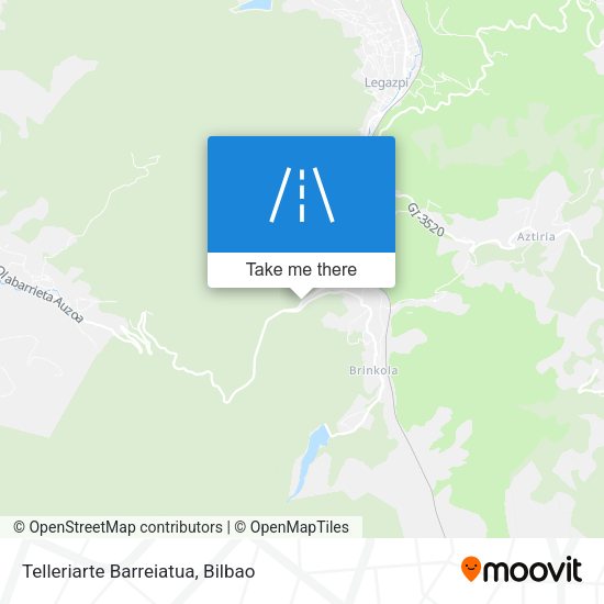 Telleriarte Barreiatua map