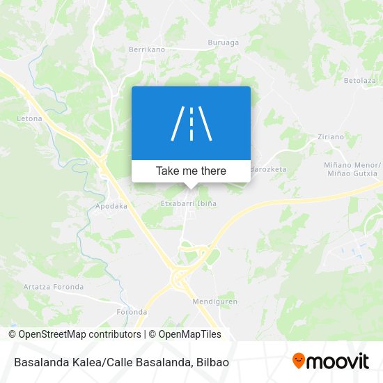 Basalanda Kalea / Calle Basalanda map