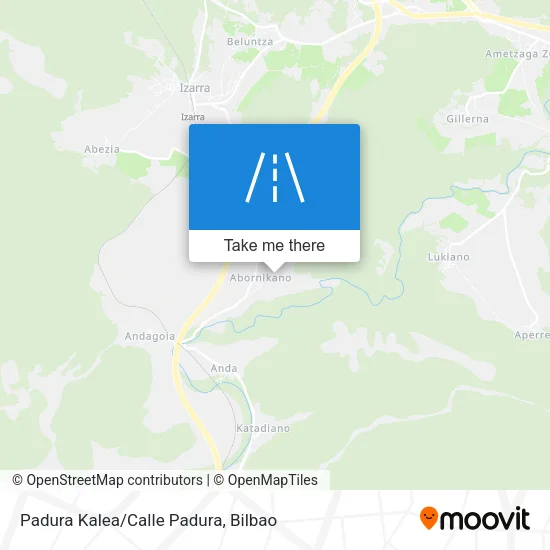 Padura Kalea/Calle Padura map