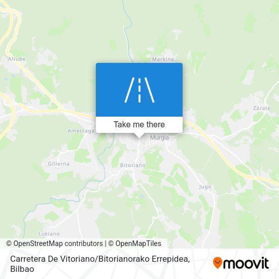 Carretera De Vitoriano / Bitorianorako Errepidea map
