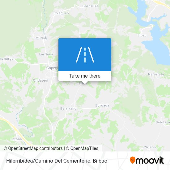 Hilerribidea / Camino Del Cementerio map