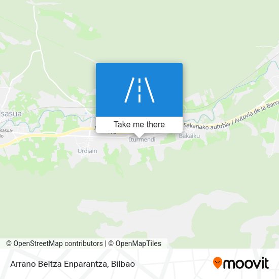 Arrano Beltza Enparantza map