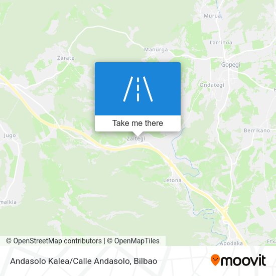 Andasolo Kalea/Calle Andasolo map