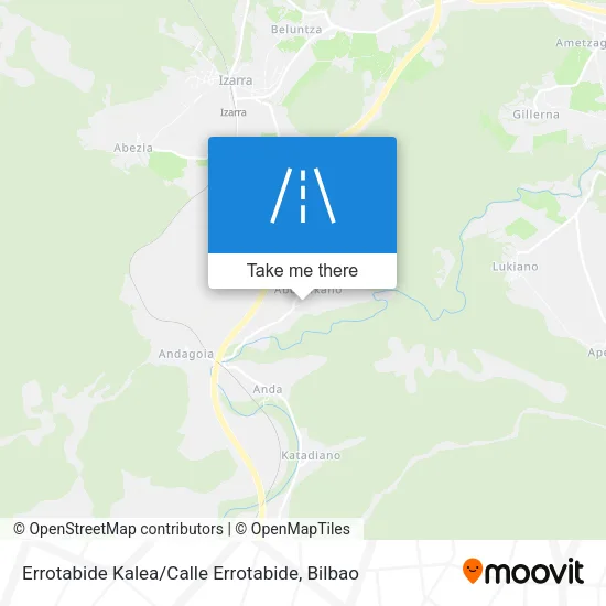 Errotabide Kalea / Calle Errotabide map