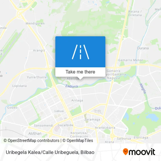Uribegela Kalea / Calle Uribeguela map