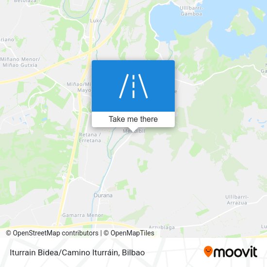 Iturrain Bidea/Camino Iturráin map