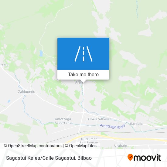 Sagastui Kalea/Calle Sagastui map