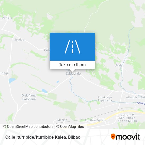 Calle Iturribide / Iturribide Kalea map