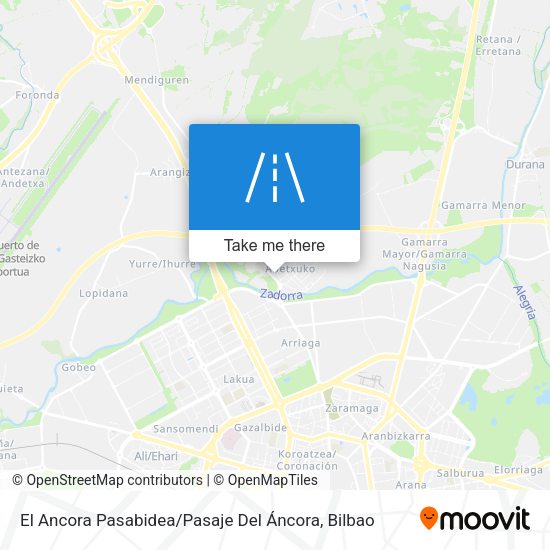 El Ancora Pasabidea / Pasaje Del Áncora map