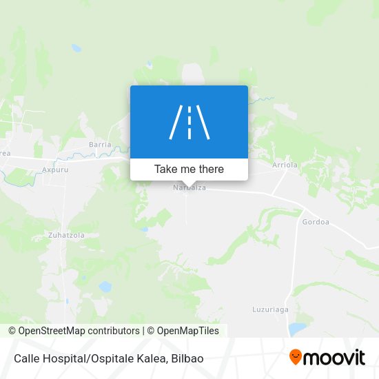 Calle Hospital/Ospitale Kalea map