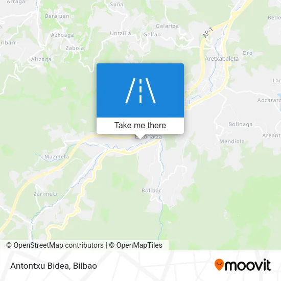 Antontxu Bidea map