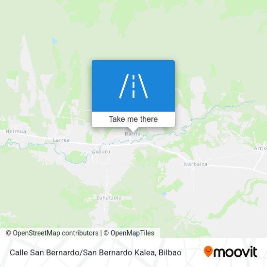 Calle San Bernardo / San Bernardo Kalea map