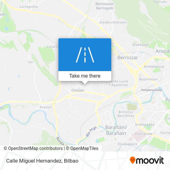 Calle Miguel Hernandez map