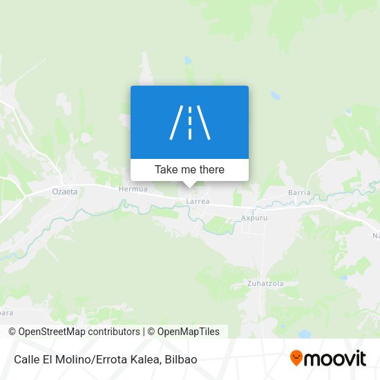 Calle El Molino/Errota Kalea map