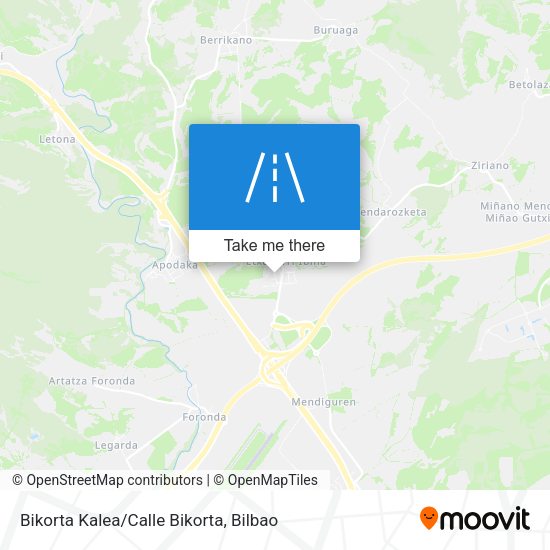 Bikorta Kalea/Calle Bikorta map