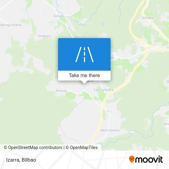 Izarra map