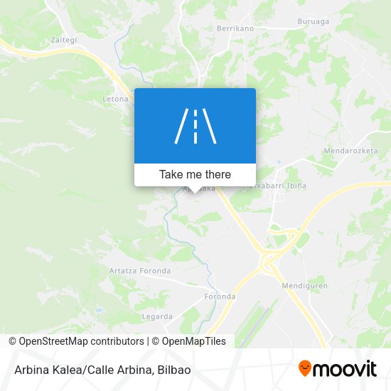 Arbina Kalea/Calle Arbina map