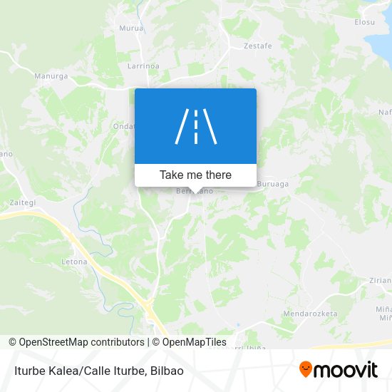 Iturbe Kalea/Calle Iturbe map
