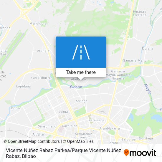 Vicente Núñez Rabaz Parkea / Parque Vicente Núñez Rabaz map