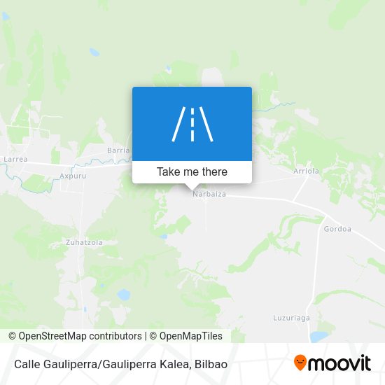 Calle Gauliperra / Gauliperra Kalea map