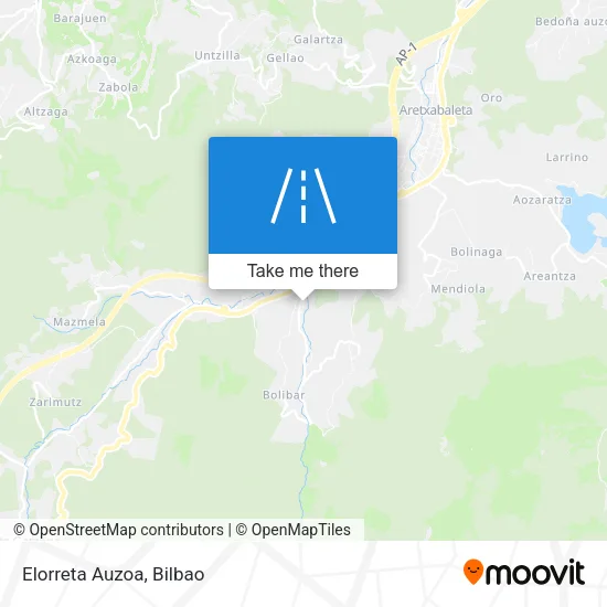 Elorreta Auzoa map