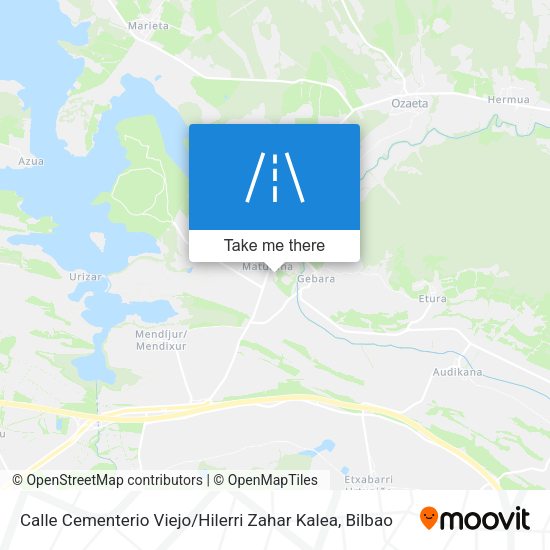 Calle Cementerio Viejo / Hilerri Zahar Kalea map