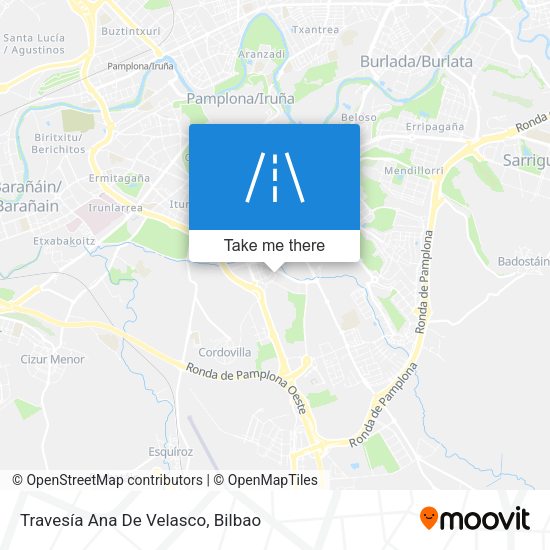 Travesía Ana De Velasco map