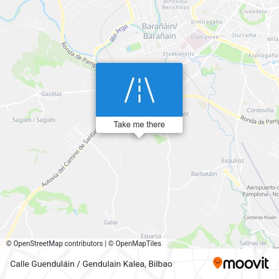 Calle Guenduláin / Gendulain Kalea map