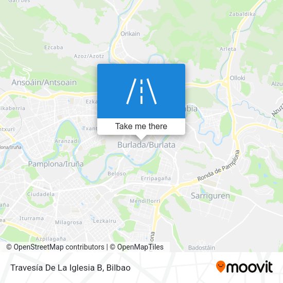 Travesía De La Iglesia B map