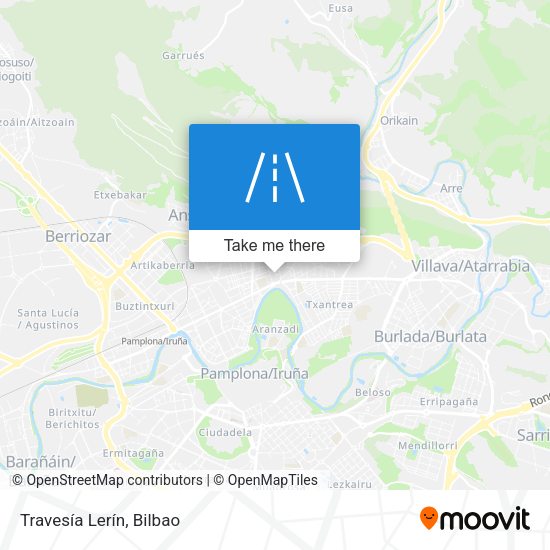 Travesía Lerín map
