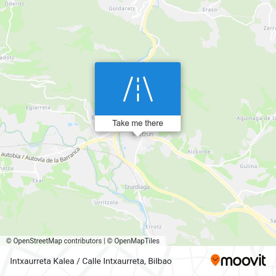 Intxaurreta Kalea / Calle Intxaurreta map