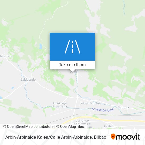 Arbin-Arbinalde Kalea / Calle Arbin-Arbinalde map
