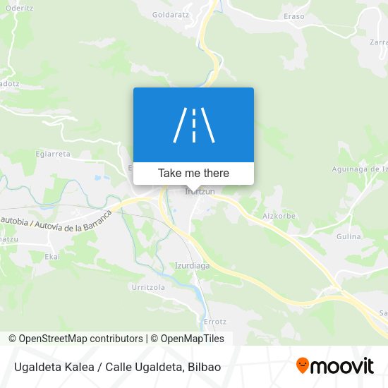 Ugaldeta Kalea / Calle Ugaldeta map