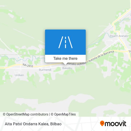 Aita Patxi Ondarra Kalea map