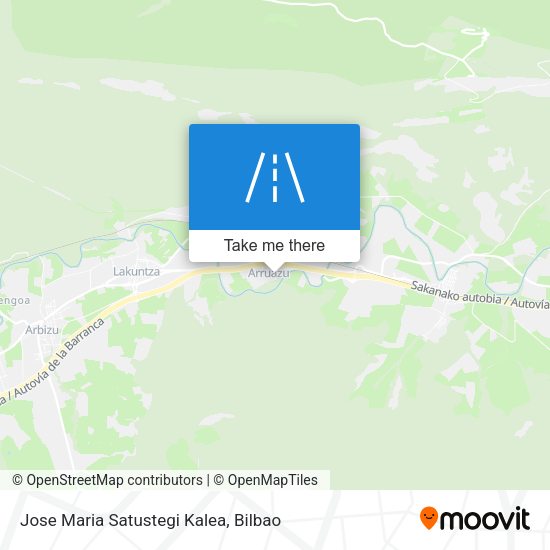 Jose Maria Satustegi Kalea map
