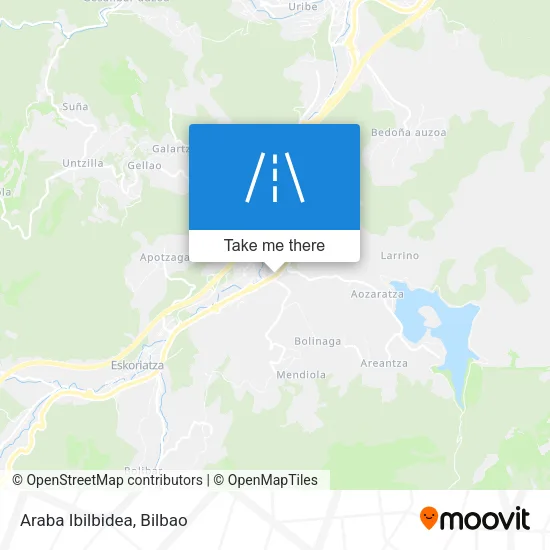 Araba Ibilbidea map