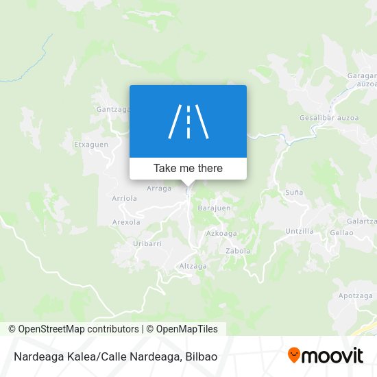 Nardeaga Kalea/Calle Nardeaga map