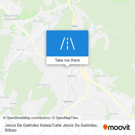 Jesus De Galindez Kalea / Calle Jesús De Galíndez map