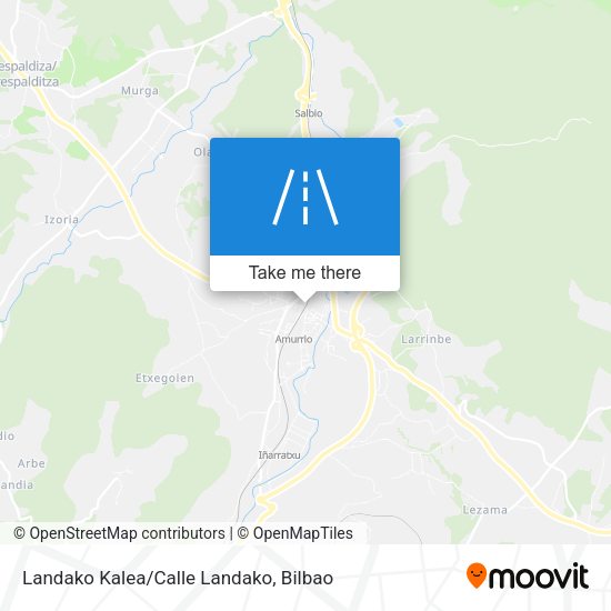 Landako Kalea/Calle Landako map