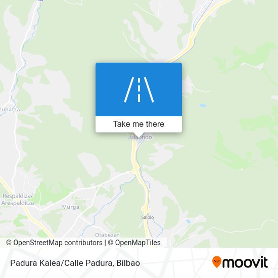 Padura Kalea/Calle Padura map