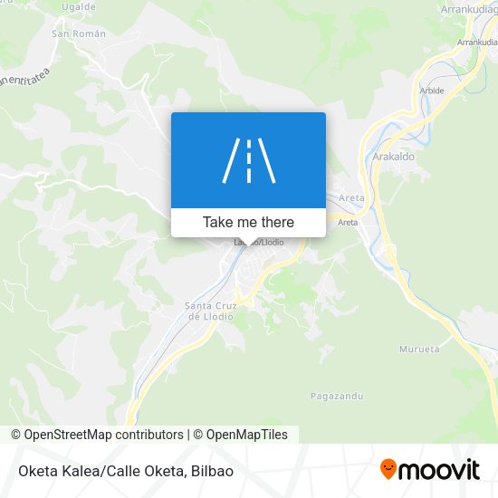 Oketa Kalea/Calle Oketa map