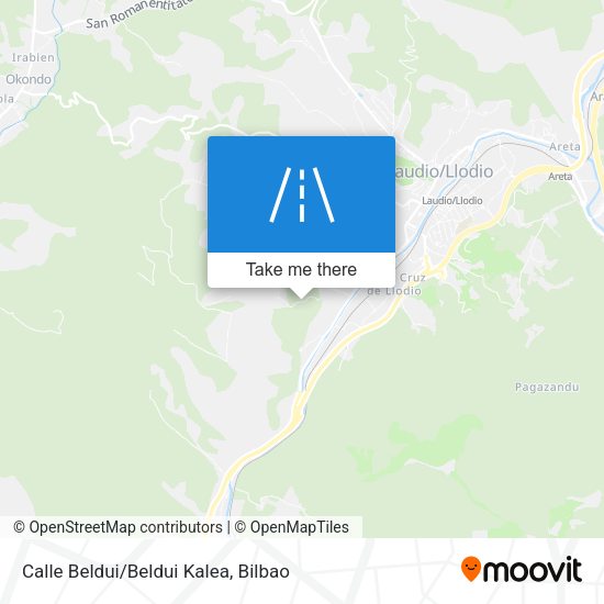 Calle Beldui/Beldui Kalea map