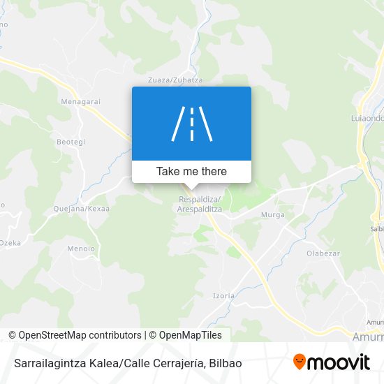 Sarrailagintza Kalea / Calle Cerrajería map