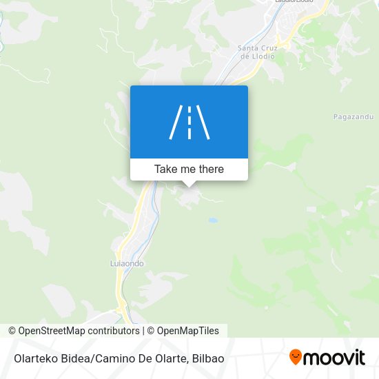 Olarteko Bidea / Camino De Olarte map